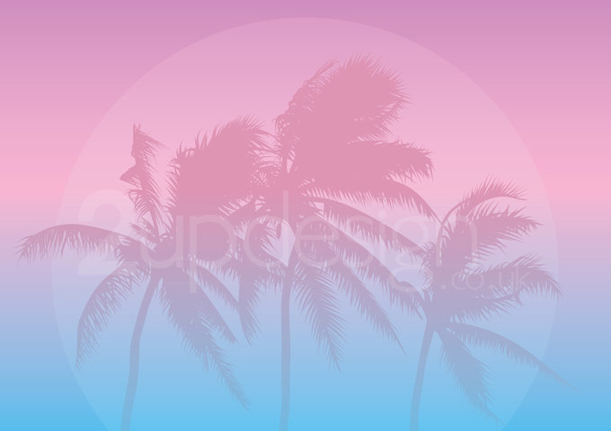 Pastel palms